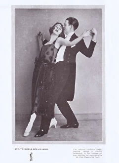 Images Dated 6th May 2016: The exhibition dancers Ted Trevor and Dina Harris, London, 1