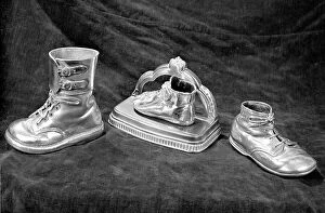 Footwear Collection: Exhibition of Gold and Silver shoes