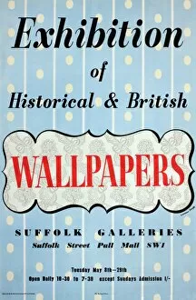 Images Dated 2nd February 2017: Exhibition of Historical and British Wallpapers, London
