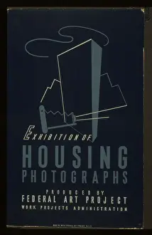 Exhibition of housing photographs Produced by Federal Art Pr