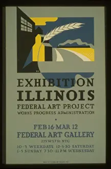 Exhibition Illinois Federal Art Project Works Progress Admin