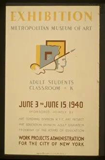 Class Room Prints: Exhibition - Metropolitan Museum of Art Adult students class
