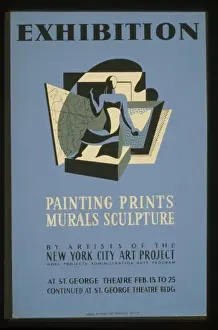 Murals Prints: Exhibition Painting, prints, murals, sculpture by artists of
