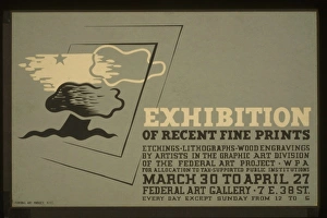 Allocation Gallery: Exhibition of recent fine prints Etchings, lithographs, wood