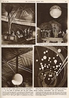 Images Dated 28th April 2011: Exhibits in Dome of Discovery and Shot Tower, London