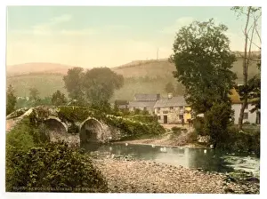 Lynton Prints: Exmoor, Malmsmead Inn and bridge, Doone Valley, Lynton and L