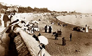 Exmouth Prints: Exmouth beach, Victorian period
