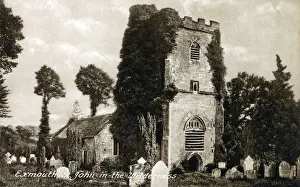 Gravestones Prints: Exmouth, Devon - St. John-in-the-Wilderness Church