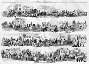 Exodus: The Epsom Derby by Gilbert, 1845