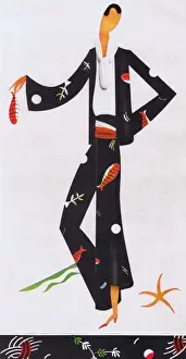 Exotic pajamas for the fashionable, 1920s