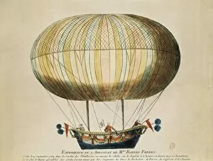 Aeronautic Gallery: Experience of globe of the brothers Anne-Jean