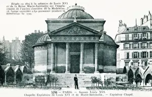 Arrondissement Prints: Expiatory Chapel - Louis XVI Square, Paris, France