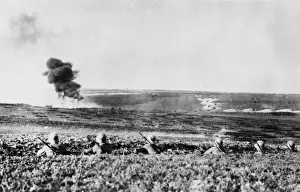 Exploding shell WWI
