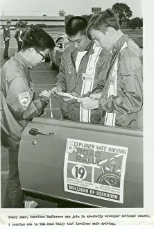 Explorers at safe driving Road Rally