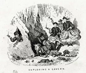 Candles Gallery: Exploring a cavern, comical Victorian pastime