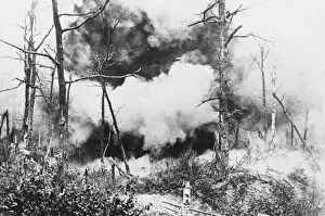 Mine explosion WWI