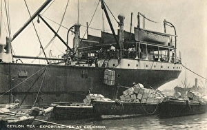Exporting Ceylon Tea at Colombo Docks - Sri Lanka