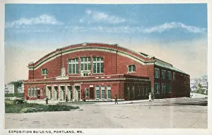 Maine Prints: Exposition Building, Portland, Maine, USA