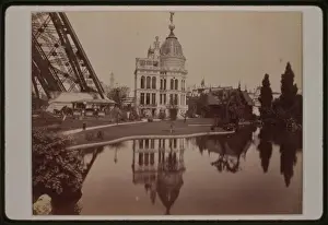 Tissandier Prints: Exposition universelle de 1889 - Pavillon de l industrie du