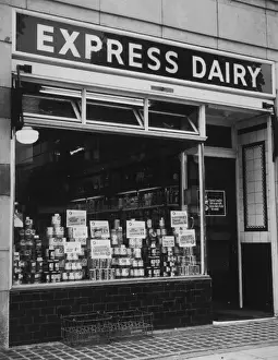 Biscuits Prints: Express Dairy Shop Front