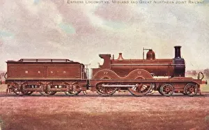 Mamp Gn Prints: Express locomotive no 77 4-4-0