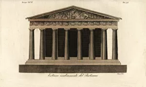 Extenal elevation of the Parthenon