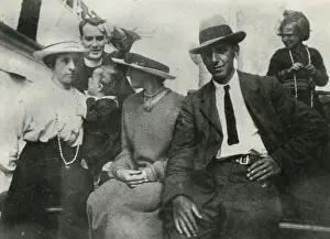Relatives Prints: Extended family on board the Kemusa - April 1921