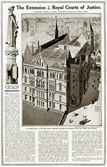 Addition Gallery: Extension of the Royal Courts of Justice, London