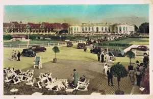Ambassadeurs Gallery: Exterior of the Casino at Deauville from the gardens