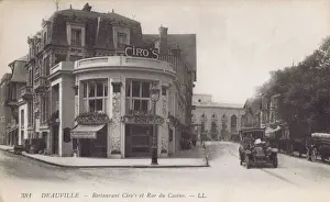 Deauville Prints: Exterior of Ciros restaurant near the Casino in Deauville