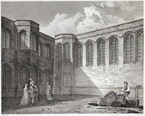 Crosby Collection: Exterior of Crosby Hall, Bishopsgate. Date: circa 1820