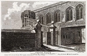 Crosby Collection: Exterior of Crosby Hall, Bishopsgate. Date: 1790