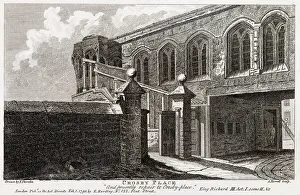 Crosby Collection: Exterior of Crosby Hall, Bishopsgate. Date: 1790