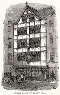 Exterior of Crosby Hall, Bishopsgate, London