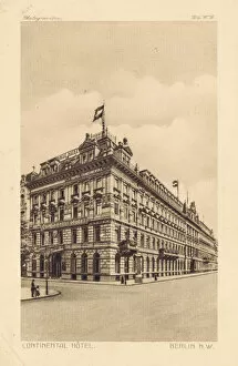 Images Dated 11th June 2015: The exterior fa硤e of the Continental Hotel, Berlin, 1920s