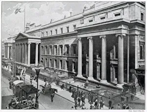 Martins Prints: Exterior of the General Post Office in St. Martin's-le-Grand. Date: 1899