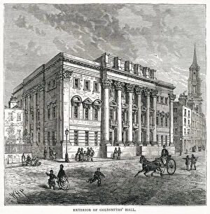Goldsmith Gallery: Exterior of Goldsmiths Hall in the City of London