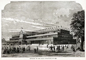 Images Dated 12th October 2018: Exterior of the Great Exhibition of 1851
