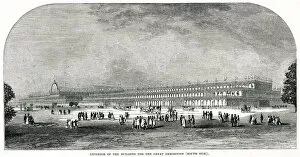 Images Dated 17th October 2018: Exterior of the Great Exhibition 1851
