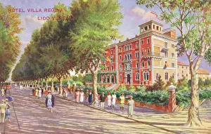 The exterior of the Hotel Villa Regina, Lido, Venice, 1920s