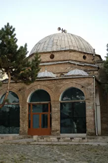 Images Dated 8th August 2007: Exterior of Iljaz Mirahori Mosque. Korce. Albania