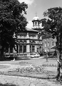Libraries Prints: The exterior of Lichfield Public Library, Staffordshure, England
