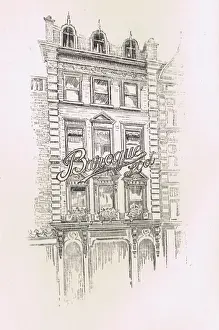 Exterior of the London fashion house of Baroque Ltd
