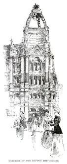 Feb20 Prints: Exterior of the London Hippodrome