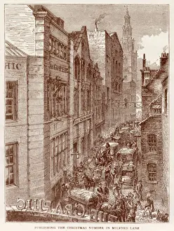 Sending Prints: Exterior of Milford Lane, where the weekly The Graphic
