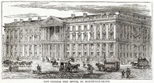 Grande Collection: Exterior of the new General Post Office, St Martin's-Le-Grand, London