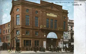Bakers Prints: Exterior of the Royal Agricultural Hall, Islington, London