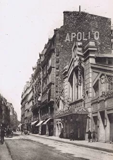 Images Dated 24th June 2016: An exterior view of the Apollo theatre in Paris, 1920s