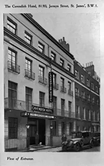 Jermyn Prints: Exterior view of the Cavendish Hotel