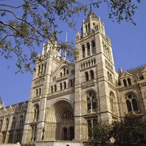 Exterior view of the Natural History Museum, London